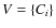 $V= \{C_i\}$