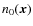 $n_{0}( \vec{x} )$