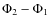 $\Phi_2-\Phi_1$