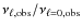 $\nu_{\rm\ell,obs}/\nu_{\rm\ell=0,obs}$