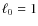 $\ell _0 = 1$