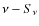 $\nu-S_{\nu}$