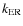 $k_{\rm ER}$