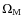 $\Omega_{\rm M}$