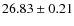 $26.83\pm 0.21$