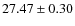 $27.47\pm 0.30$
