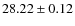 $28.22\pm0.12$
