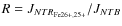 $R = J_{NTR_{\rm Fe26+,25+}}/J_{NTB}$