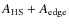 $A_{\rm HS}+ A_{\rm edge}$