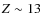 $Z\sim13$