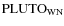 $\rm PLUTO_{WN}$