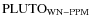 $\rm PLUTO_{WN-PPM}$