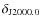 $\delta_{{\rm J}2000.0}$