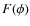 $F(\phi)$