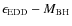 $\epsilon _{\rm EDD}-M_{\rm BH}$