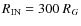 $R_{\rm IN}=300~R_G$