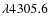 $\lambda 4305.6$