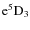 $\rm e^5D_{3}$