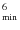 $_{\min}^6$