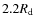 $2.2R_{\rm {d}}$