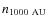 $n_{1000~{\rm AU}}$