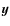$\vec{y}$