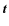 $\vec{t}$