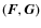 $(\vec{F}, \vec{G})$