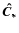 $\vec{\hat{C_*}}$