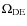 $\Omega _{\rm DE}$