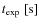 $t_{\rm exp} ~[{\rm s}]$