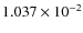 $1.037\times10^{-2}$