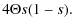 $\displaystyle 4 \Theta s (1-s).$