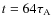 $t=64\tau_{\rm A}$