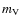 $m_{\rm V}$
