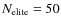 $N_{\rm elite}=50$