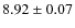 $8.92\pm0.07 $