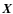 ${\vec X}$