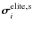 ${\vec
\sigma}^{{\rm elite},s}_i$
