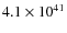 $4.1\times10^{41}$