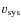 $v_{\rm sys}$