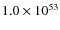 $1.0\times 10^{53}$