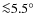 ${\la}5.5^\circ$