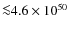 ${\la}4.6 \times 10^{50}$