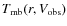 $T_{\rm mb}(r,V_{\rm obs})$