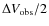$\Delta V_{\rm obs}/2$