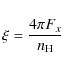 \begin{displaymath}\xi = \frac{4 \pi F_x}{n_{\rm H}}
\end{displaymath}