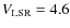 $V_{\rm LSR} = 4.6$
