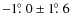 $-1\hbox{$.\!\!^\circ$ }0 \pm 1\hbox{$.\!\!^\circ$ }6$