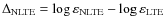 $\Delta_{\rm
NLTE} = \log\varepsilon_{\rm NLTE} - \log\varepsilon_{\rm LTE}$